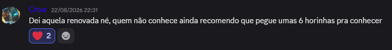 Avaliação de Crow: Dei aquela renovada né, quem não conhece ainda recomendo que pegue umas 6 horinhas pra conhecer